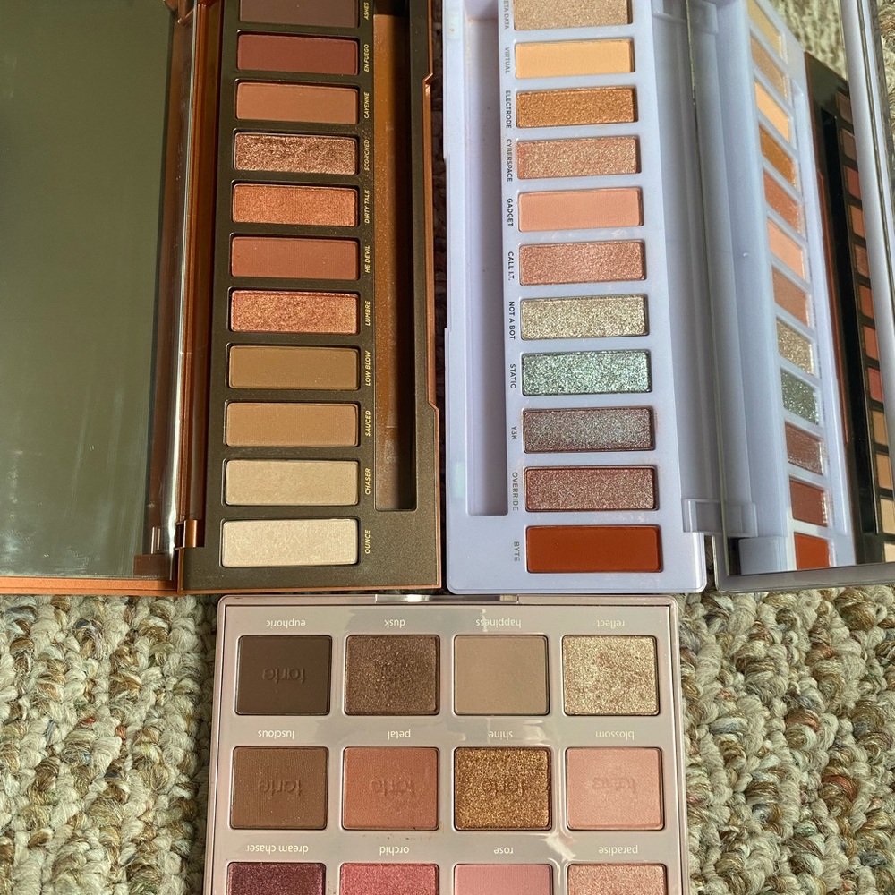 Urban Decay Naked Heat, Naked Cyber, Tarte Juicy Eyeshadow Palette - Picture 6 of 11